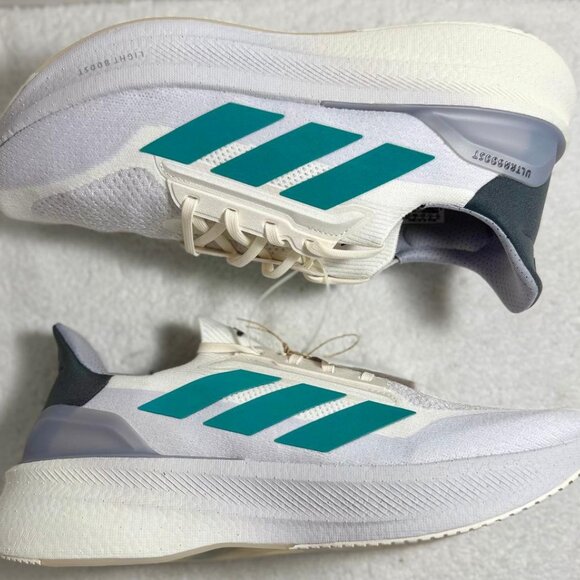 adidas Ultraboost 5X White Teal Dash Grey J13244 Running Walking sz: 12 | NWOB main image 2